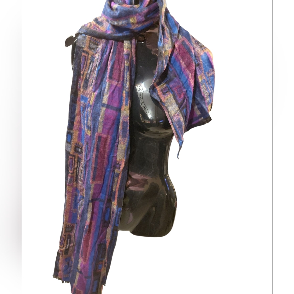 Rapti Fashion 100% Cashmere Scarf One Size NWT